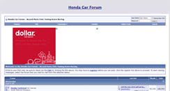 Desktop Screenshot of hondacarforum.com