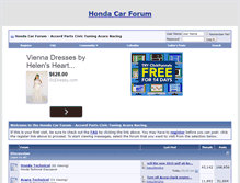 Tablet Screenshot of hondacarforum.com